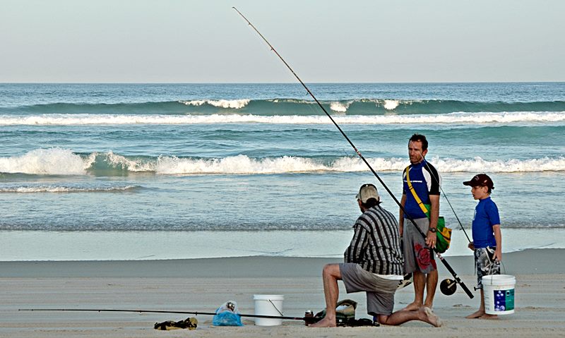 Fishing on Fraser Island (K'Gari)